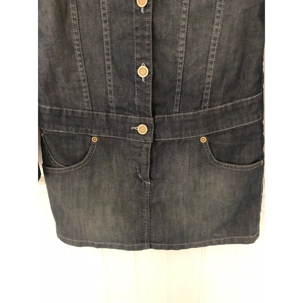 Superfine Denim Dress - Picture 4 of 10